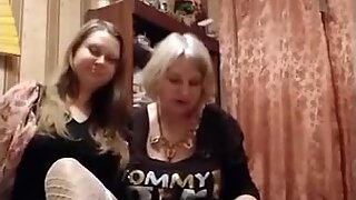 来自俄罗斯的真正的母亲和女儿妓女