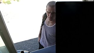 Nextdoorraw kameraya yakalanmış otuzbir çekme sonra çiğ berbat
