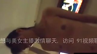 Chinese girlfriend moaning when fucking
