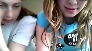 Playful girls flash their tits and pussy on cam and masturbate