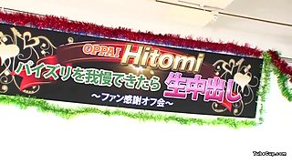 Fan-Wertschätzung beim Treffen in roh, wenn Sie das Ficken von Hitomi aufstellen