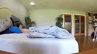 SpyFam Step sister Ariana Marie gets curious about step brother cock