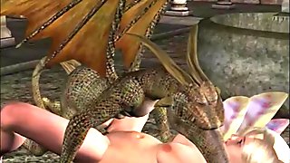 3D animované: víla a drak